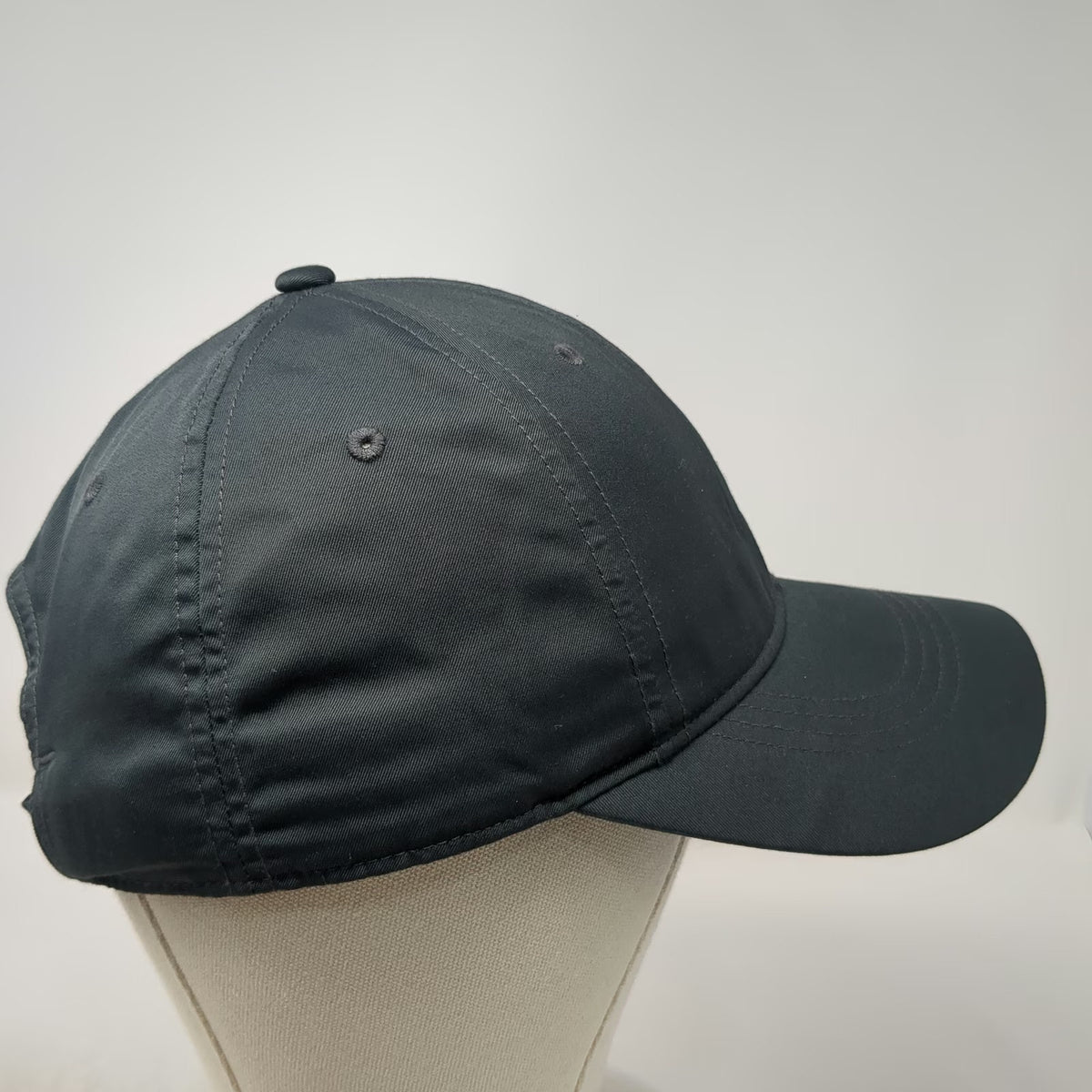 Nike Baseball Cap Gray One Size Adjustable Dri-FIT Swoosh Embroidered Hat