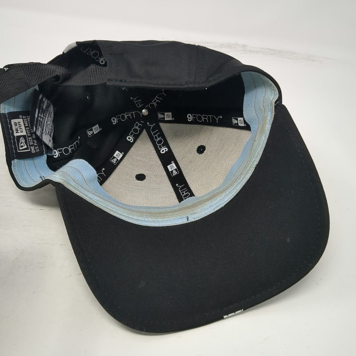 Miami Dolphins NFL New Era Black One Size Reflective Stripe 9FORTY Hat Stretch