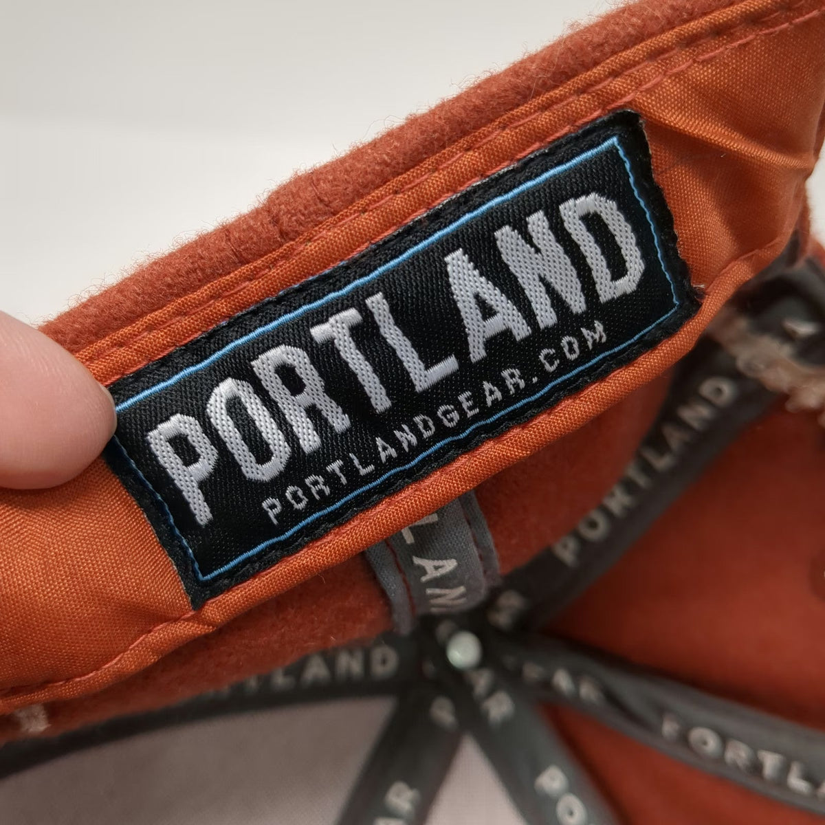 Portland Gear Baseball Cap Orange One Size Wool Slideback City of Bridges Hat