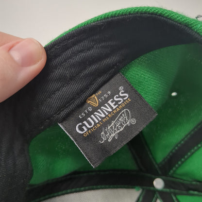 Dublin Guinness Snapback Hat Green One Size Adjustable Embroidered