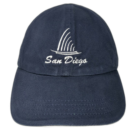 Authentic Sportcap San Diego Baseball Cap Hat Blue One Size Strapback Sandwich