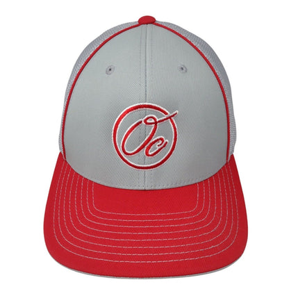 OC Fitted Trucker Hat Multicolor L/XL Mesh Back Pro Model Pacific Headwear