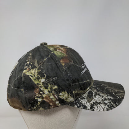 Sands Construction Company Strapback Hat Camouflage OFSM Adjustable Outdoor Cap