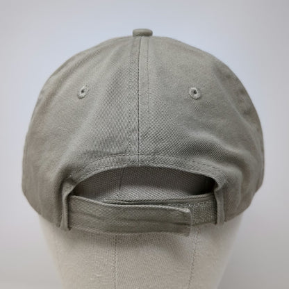 Port & Company Landmark Aviation Baseball Cap Beige One Size Strapback Logo Hat
