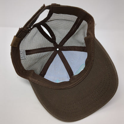 C.C Exclusives Trucker Hat Ponytail Brown One Size Cowboy Praying