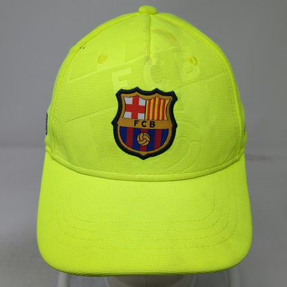FC Barcelona FCB 5 Panel Hat Green One Size Strapback Since 1899 Soccer Club