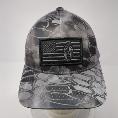 Kryptek Patch Snapback Mesh Back Trucker Hat Camo One Size Outdoor Cap