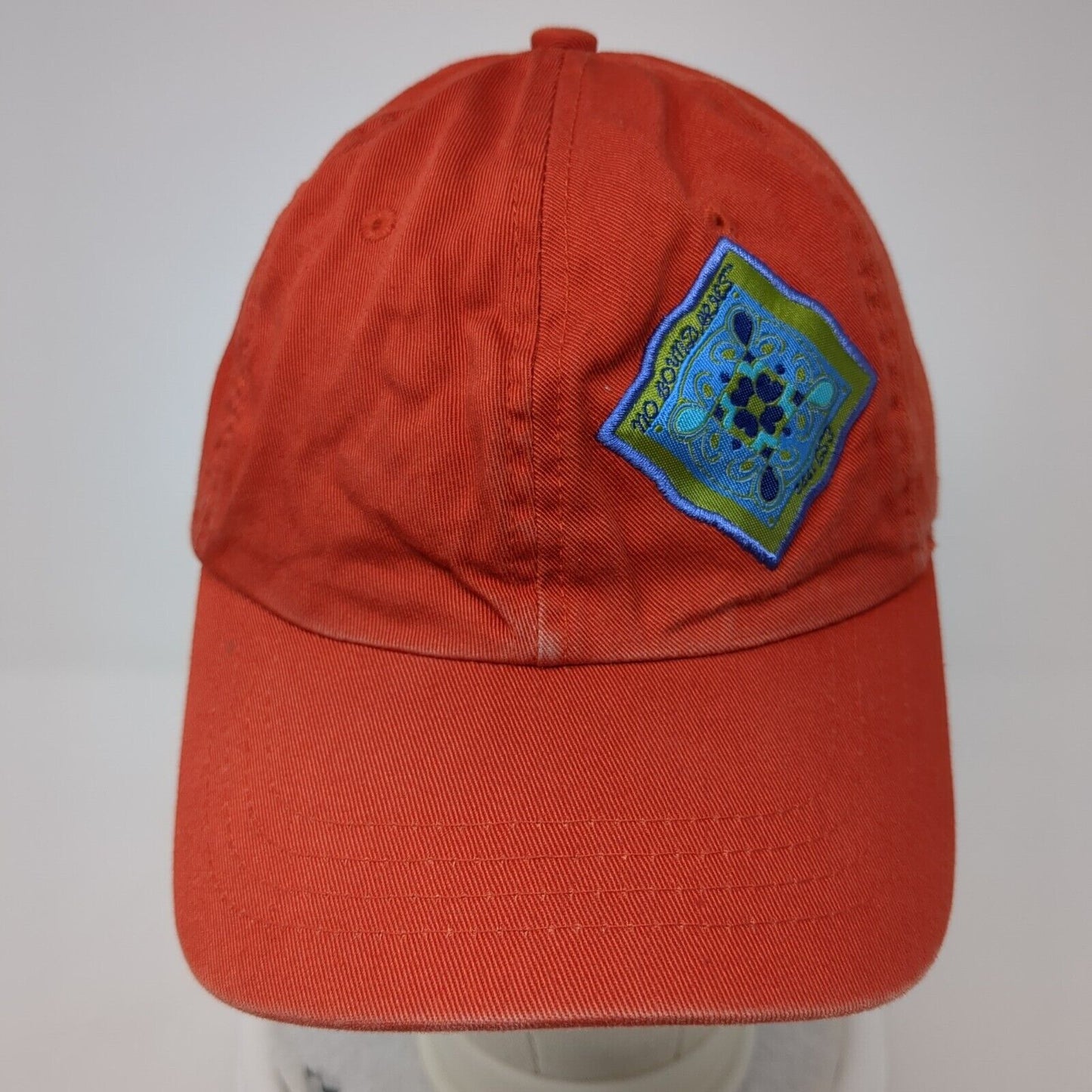 No Boundaries Slideback Hat Orange One Size Adjustable Embroidered