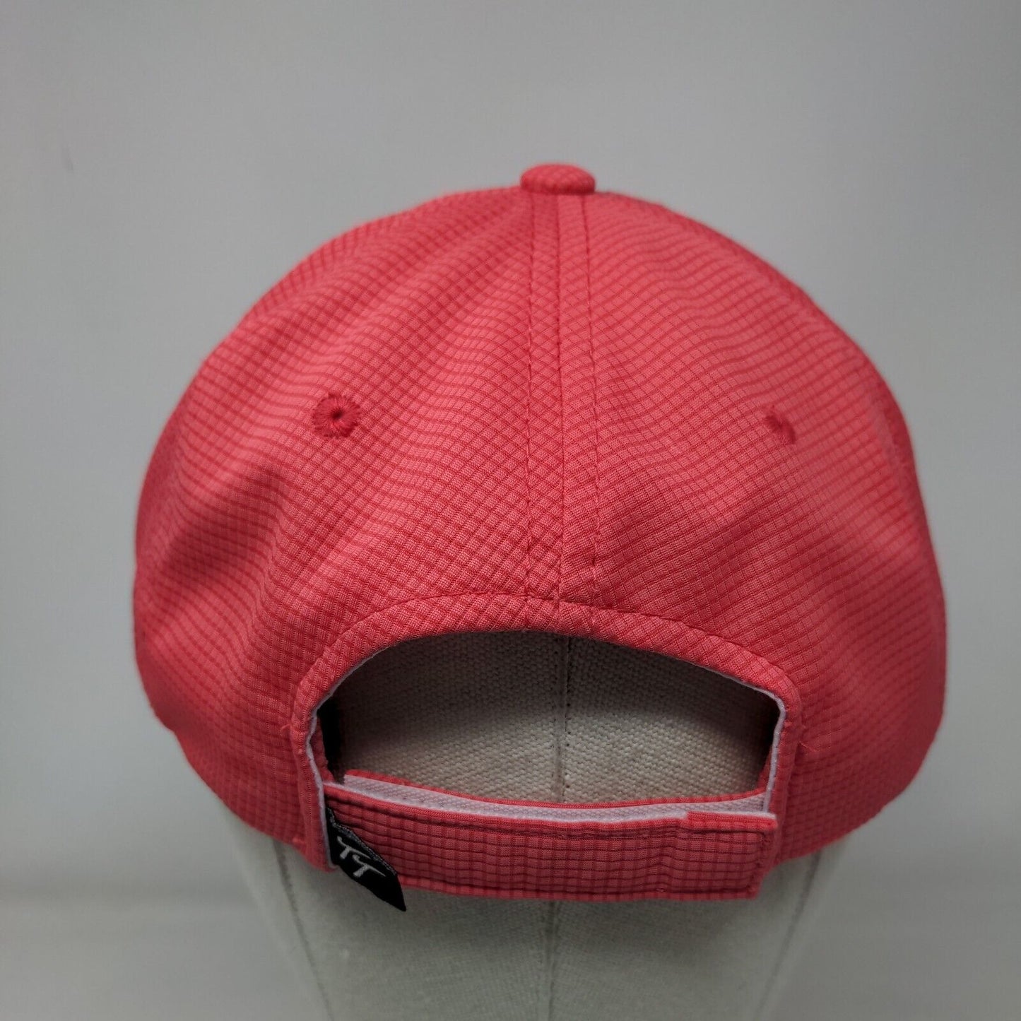 The Refuge Strapback Hat Pink One Size Embroidered 6 Panel Town Talk