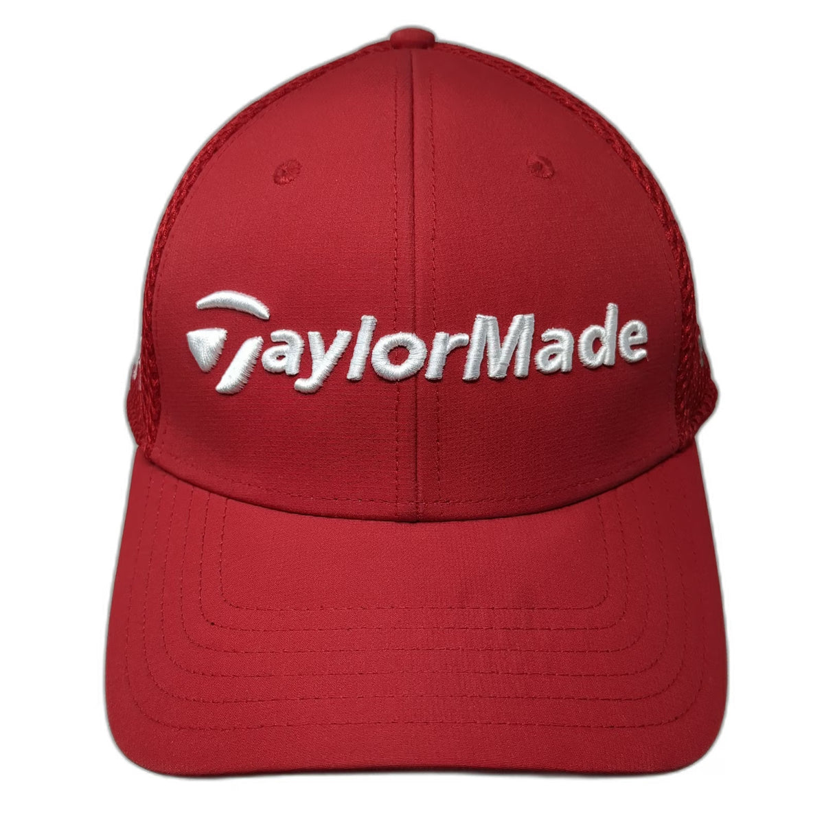 TaylorMade Baseball Cap Red XL SLDR Tour Preferred Mesh Back Fitted Golf Hat