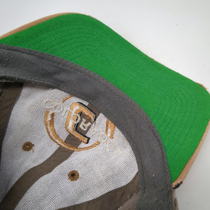 Colorado Buffaloes NCAA Ahead Beige One Size Cap Slideback Green Undervisor Hat