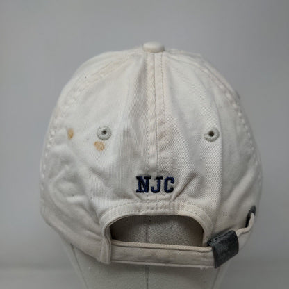 Nautica Jeans Co. Slideback Hat Cream One Size Embroidered 6 Panel