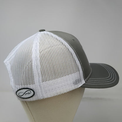 Gray Trucker Hat OSFM Top Of Tamarack Bike Run Hike Mesh Snapback Step Forward