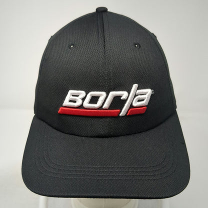 Borla Baseball Cap Black One Size Strapback Performance Polyester Exhaust Hat