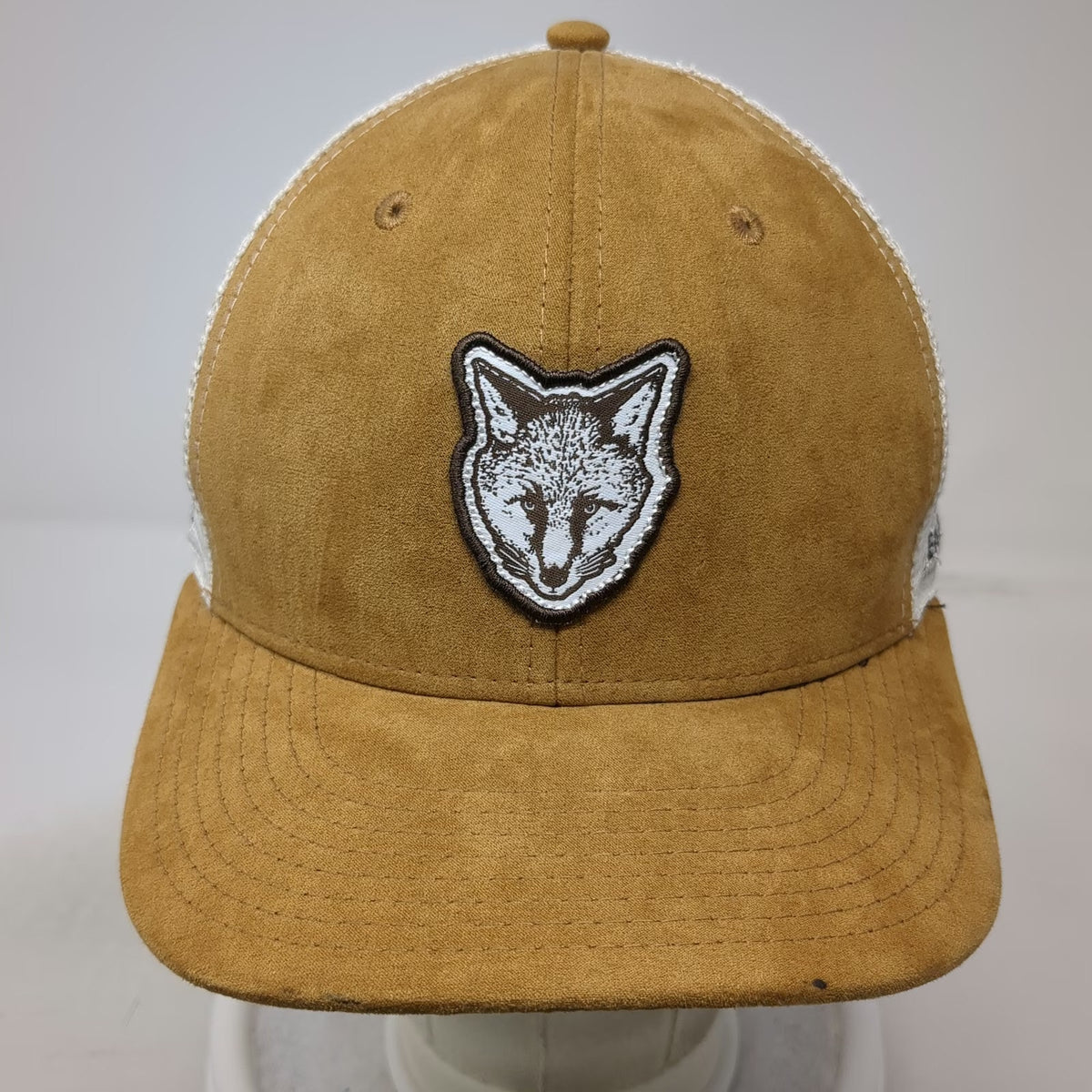 Brown Trucker Hat One Size Jessup Farm Barrel House Fox Colorado Mesh Snapback