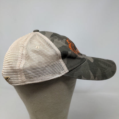 Blue 84 Men's Snapback Mesh Back Hat Camo Tan Embroidered Veronen's Resort Fish