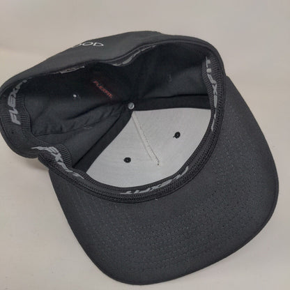HBH Hollywood Fitted Hat Black Small-Medium Solid Flexfit Yupoong