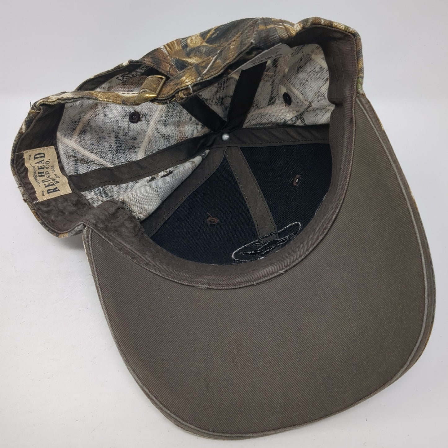 Red Head Baseball Cap Multicolor One Size Adjustable Embroidered Camouflage