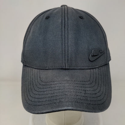 Nike Slideback Hat Blue One Size Adjustable Solid 6 Panel Vent Holes