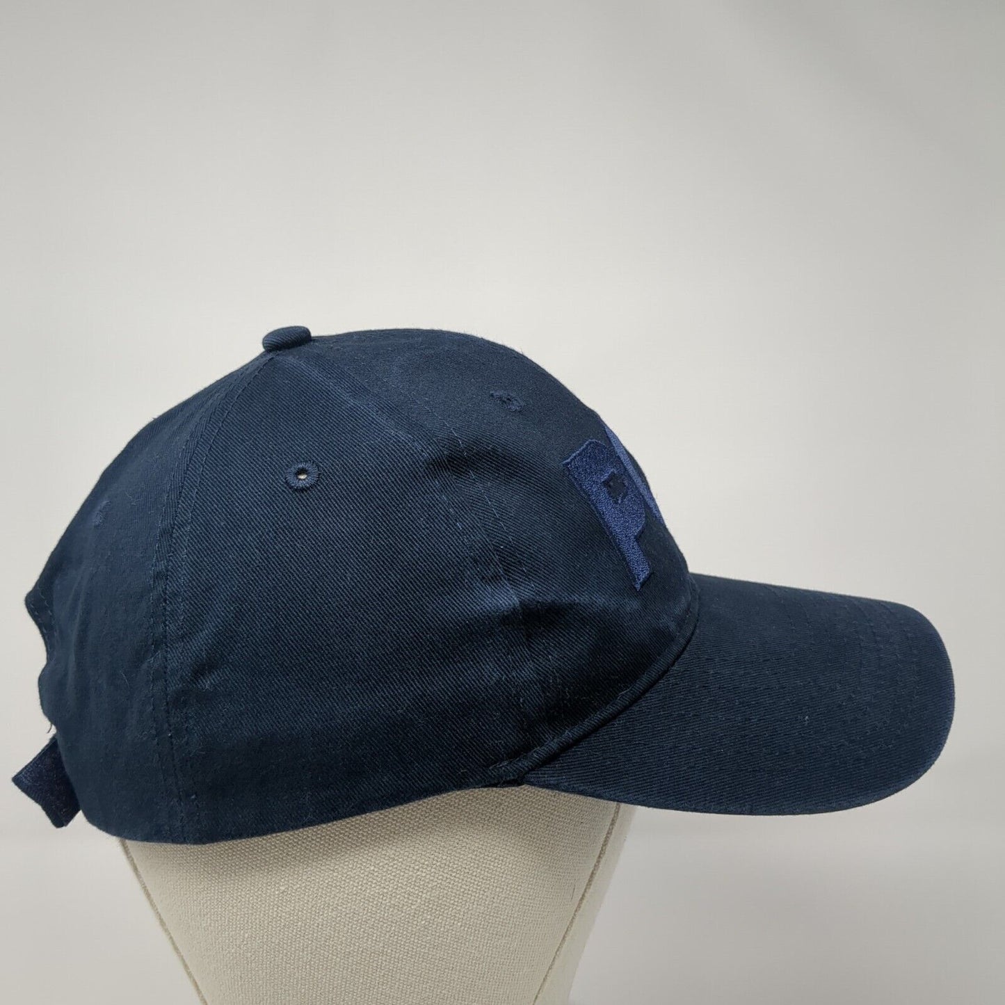 PCA Strapback Hat Blue One Size Adjustable Embroidered Solid Hit Wear