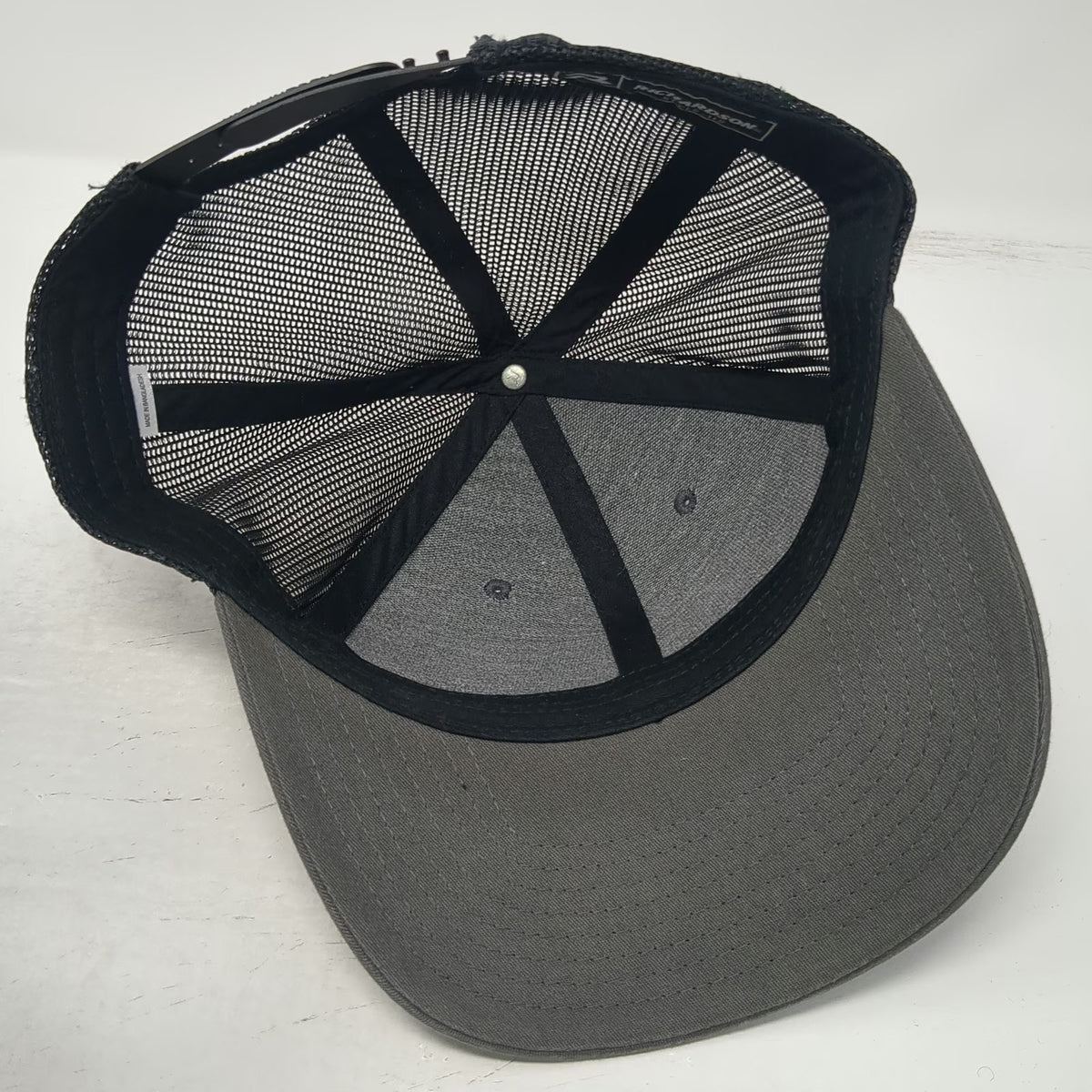 Richardson Trucker Hat Gray One Size Mad Bomber Brewing Co Hayden Idaho Mesh