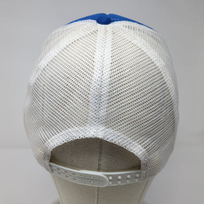 Crux Fermentation Project Snapback Trucker Hat Blue One Size Cobra