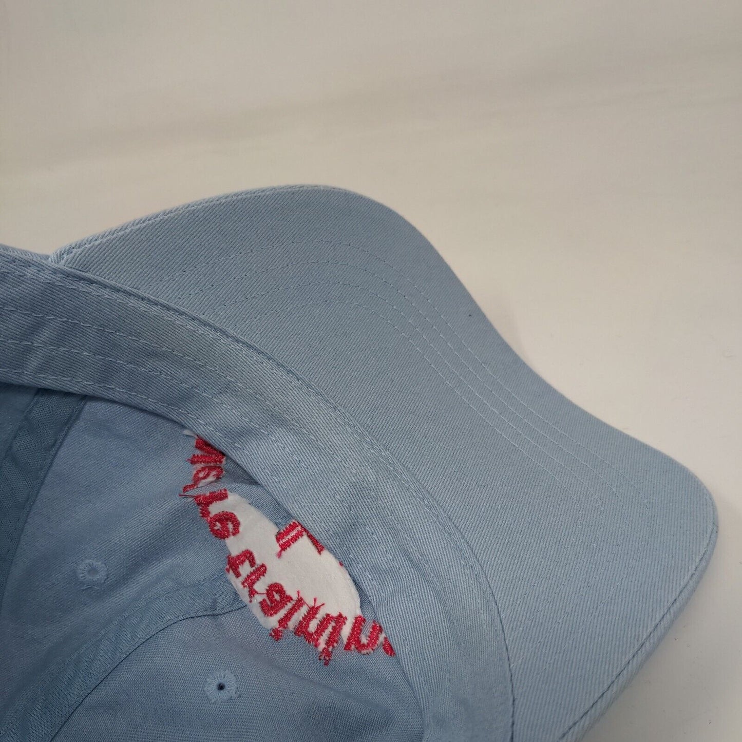 We're Training Slideback Hat Blue One Size Embroidered The Classics Yupoong