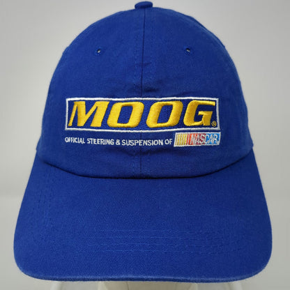 CMG Moog NASCAR 50 Years of Racing Blue Hat Baseball Cap M Stretch Fit Logo