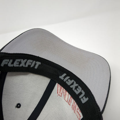 MVE 24/7 Fitted Mesh Back Trucker Hat Black L/XL Flexfit Port Authority