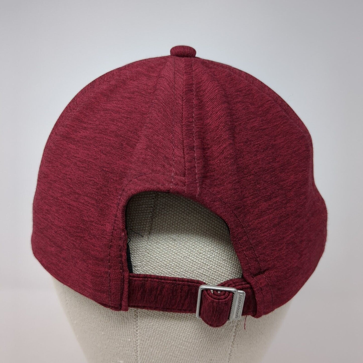 Under Armour Women's Slideback Hat Red One Size Adjustable Embroidered 6 Panel
