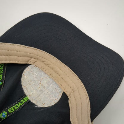 Royal Resortwear Zoo Boise Black One Size Baseball Cap Mesh Recycled Strap Hat