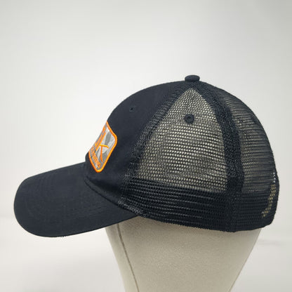 Huk Trucker Hat Black One Size Performance Fishing Mesh Snapback Camo Patch