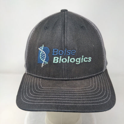 Boise Biologics Snapback Trucker Hat Black One Size Mesh Back 6 Panel