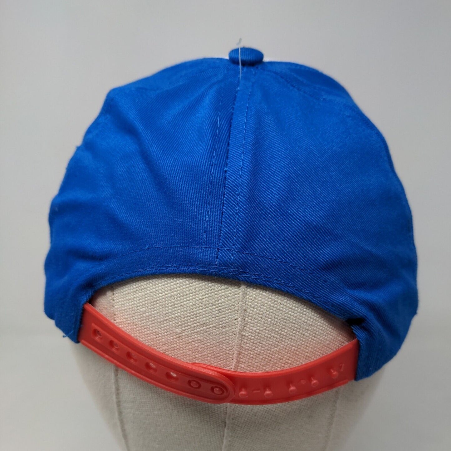 Super Mario Boy's Snapback Hat Blue Red Embroidered Logo Adjustable