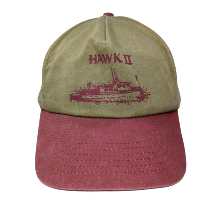 Hawk II Slideback Hat Multi One Size Adjustable Colorblock Vent Holes