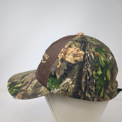 Port Authority Brown Camo Six Creeks Mercantile Longhorn Baseball Cap Hat OSFM