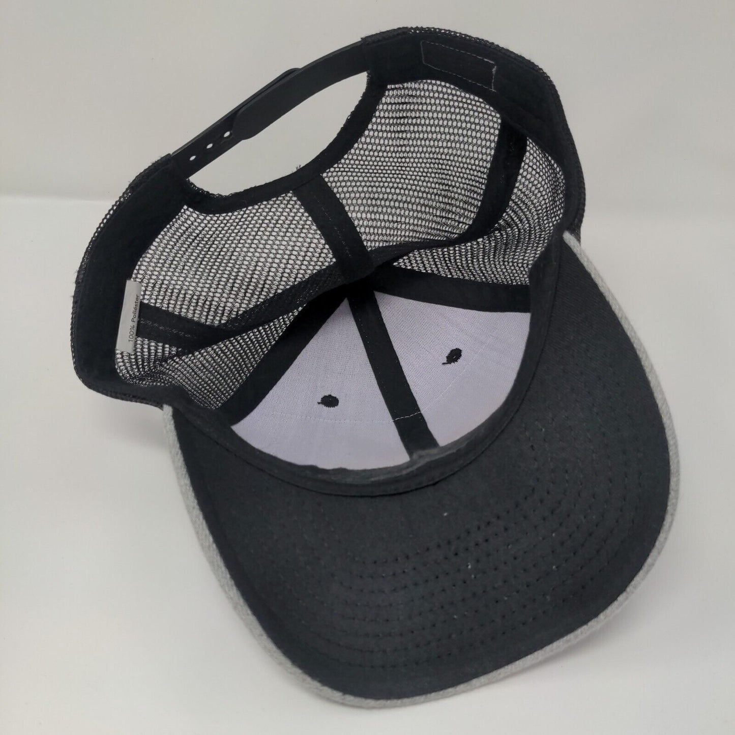 Take A Hike Snapback Trucker Hat Gray OSFM Adjustable Mesh Back Polyester