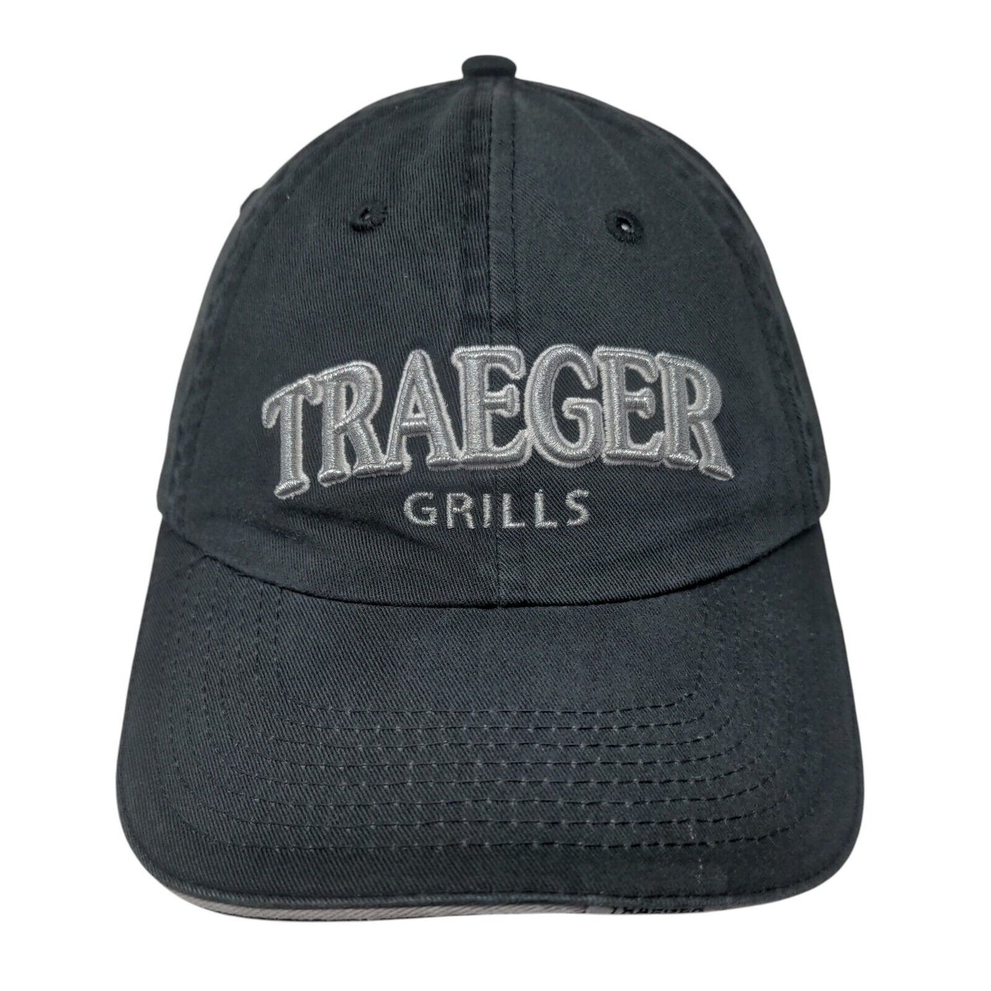 Traeger Grills Taste The Difference Strapback Hat Black One Size Adjustable