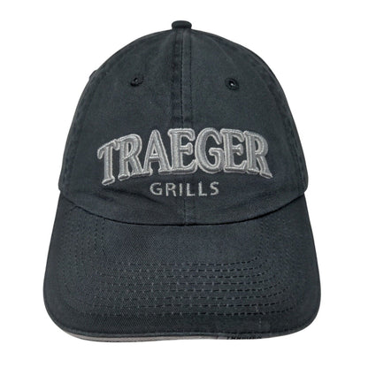 Traeger Grills Taste The Difference Strapback Hat Black One Size Adjustable