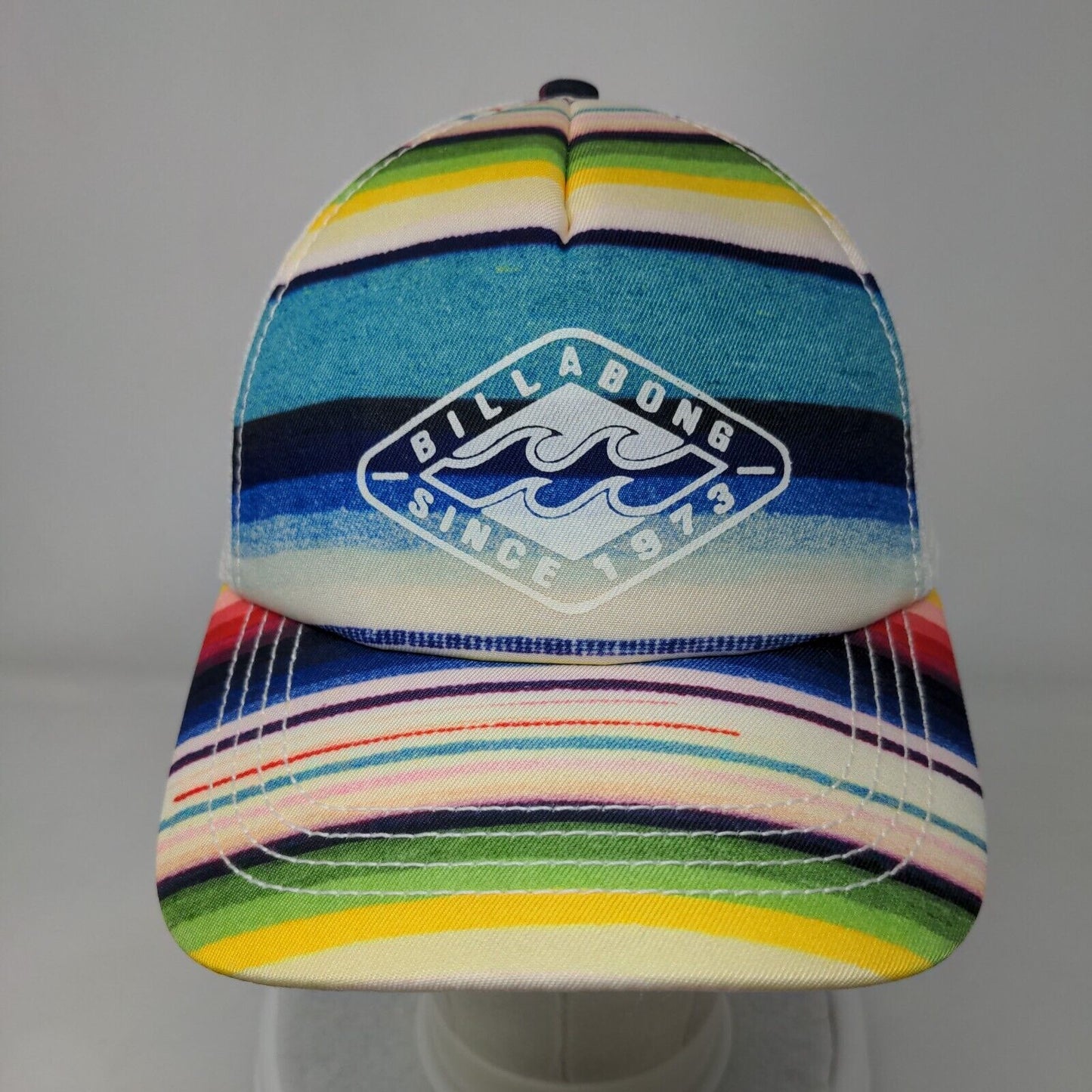 Billabong Since 1973 Snapback Trucker Hat Multicolor OS Adjustable Mesh Back