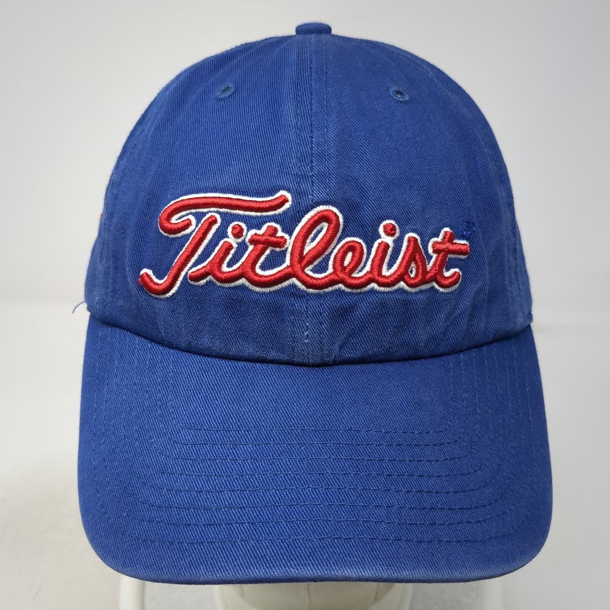 Texas Rangers MLB Titleist Baseball Cap Blue One Size Slideback Hat Cotton Strap