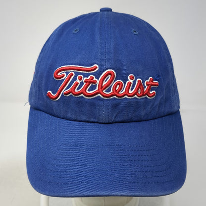 Texas Rangers MLB Titleist Baseball Cap Blue One Size Slideback Hat Cotton Strap