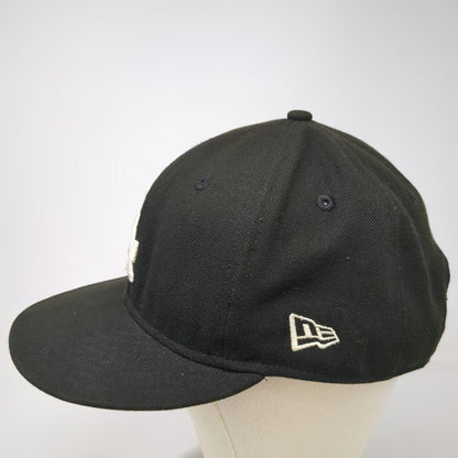 New Era 9FIFTY Snapback Black One Size Hat LA Dodgers MLB Flat Brim Undervisor