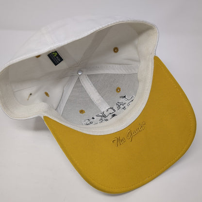 Jack's 7628 YDS Black Fitted Baseball Cap White One Size Adjustable The Game