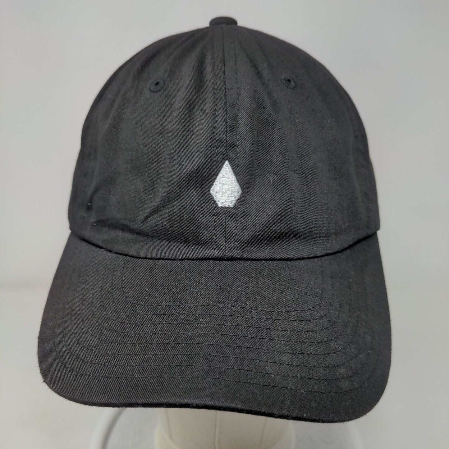 Volcom Slideback Hat Black One Size Embroidered Adjustable Genuine
