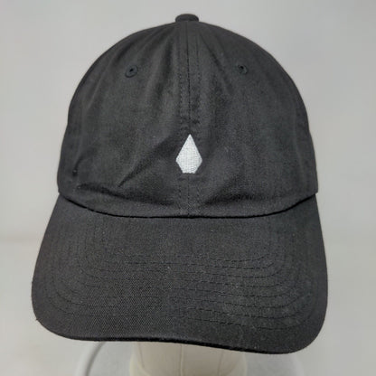 Volcom Slideback Hat Black One Size Embroidered Adjustable Genuine