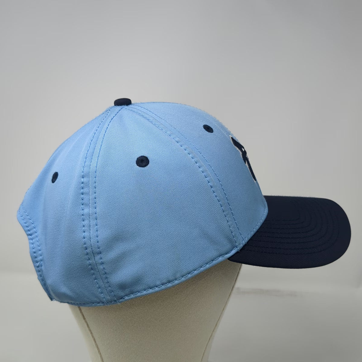 Under Armour Baseball Cap Blue XL Strapback Tigers NT Logo Hat HeatGear