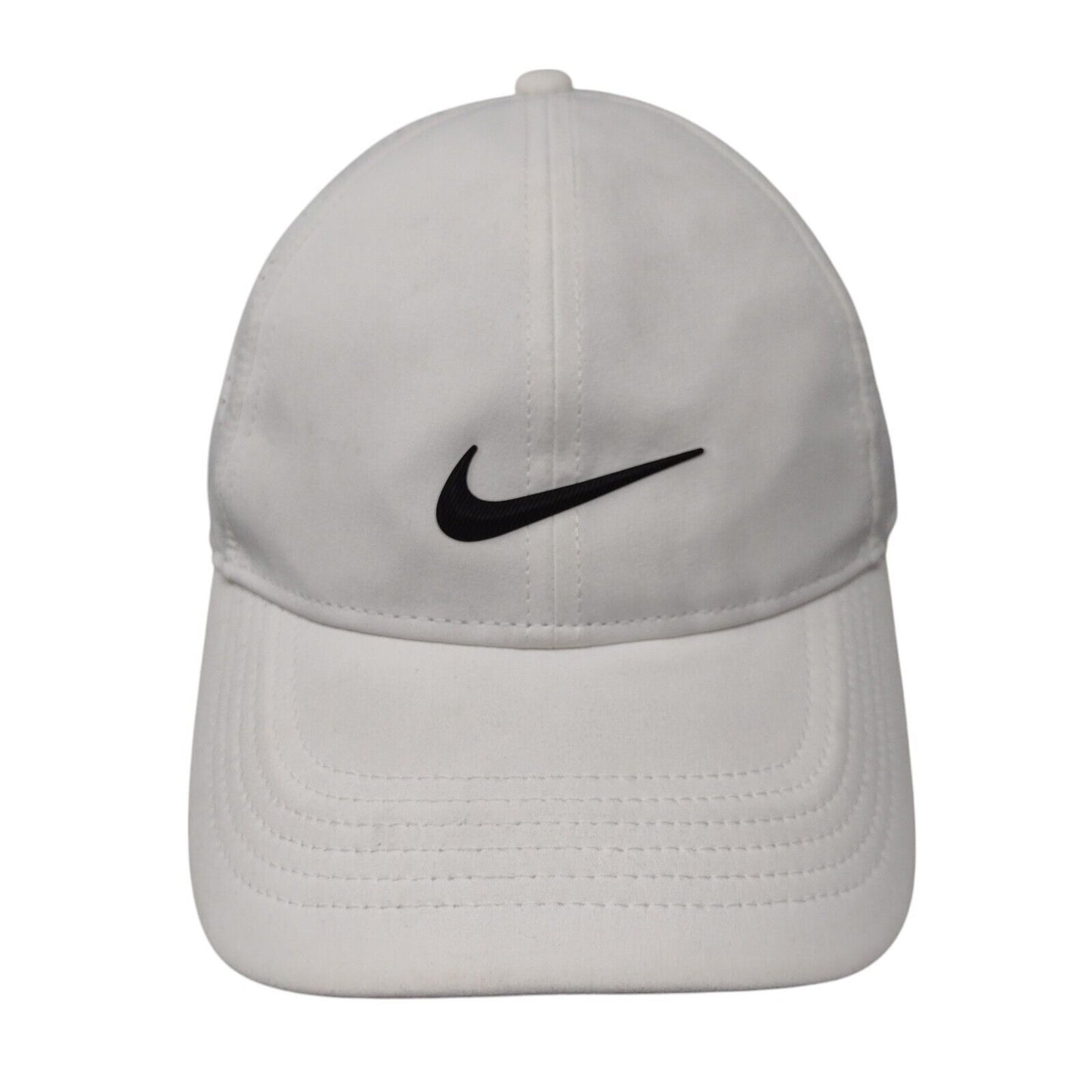 Nike Slideback Hat White OSFM Adjustable Swoosh Logo Breathable Heritage86
