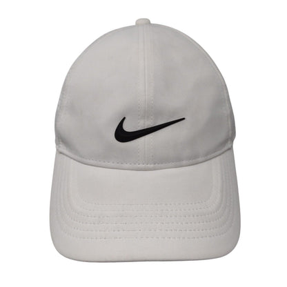 Nike Slideback Hat White OSFM Adjustable Swoosh Logo Breathable Heritage86
