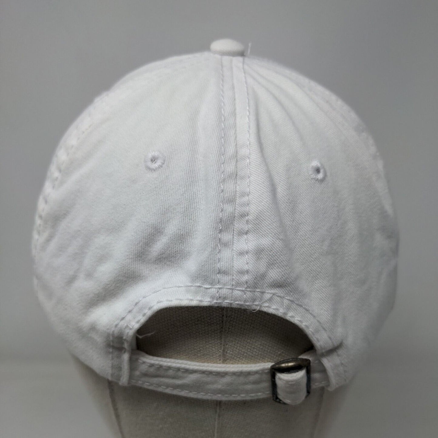 Weekend Slideback Hat White OSFM Adjustable Embroidered Vented Holes 6 Panel